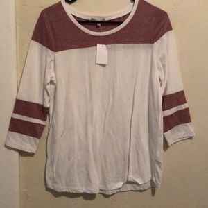charlotte russe baseball tee